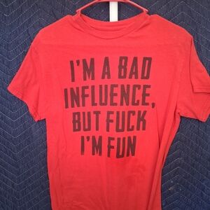 Spencer's Bold Red Statement Tee